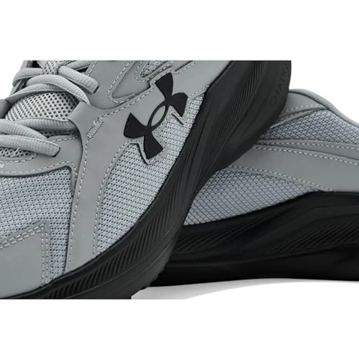 Under Armour Herren Charged Assert 11 Laufschuhe, Atmungsaktives Obermaterial, Komfortable Dämpfung, Grey, Größe 43 EU – Bild 6