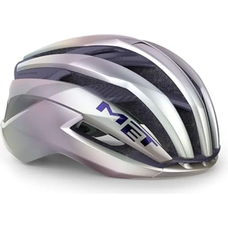 MET Trenta 3k Carbon Mips Helm Silber, limitierte Tadej Pogačar Edition mit optimierter Belüftung und Premium-Schutz