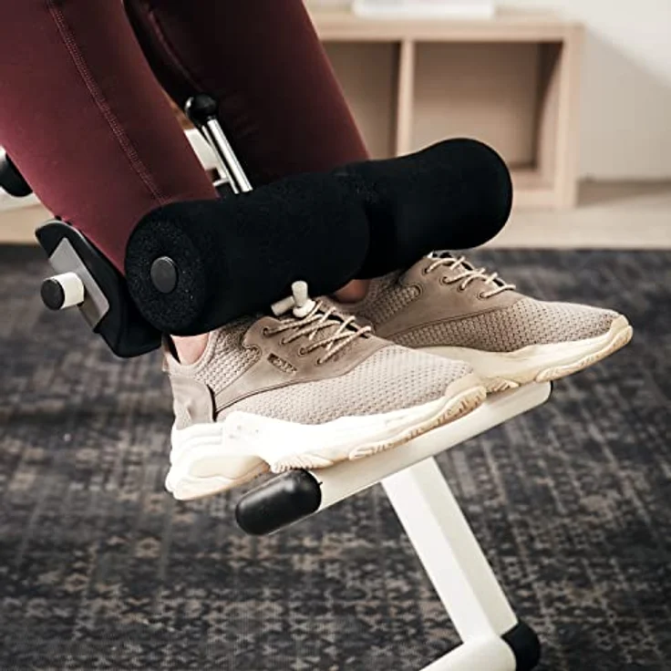 SportPlus Inversionsbank, klappbarer Schwerkrafttrainer, Inversion Table mit 4 oder 6 Inversionswinkel, Streckbank zur Entlastung der Wirbelsäule, Nutzergewicht bis 135 kg, Rückenstrecker – Bild 4