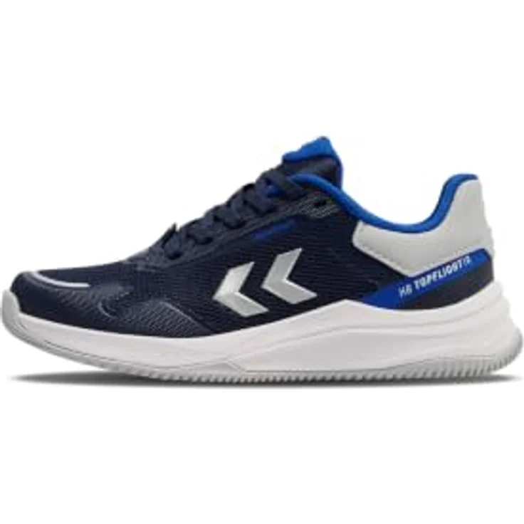 Hummel Topflight Pro Lc JR, Laufschuhe für Jugendliche EU 32, atmungsaktives Mesh-Obermaterial, Schnürsystem mit Feststellfunktion, griffige Außensohle – Bild 6