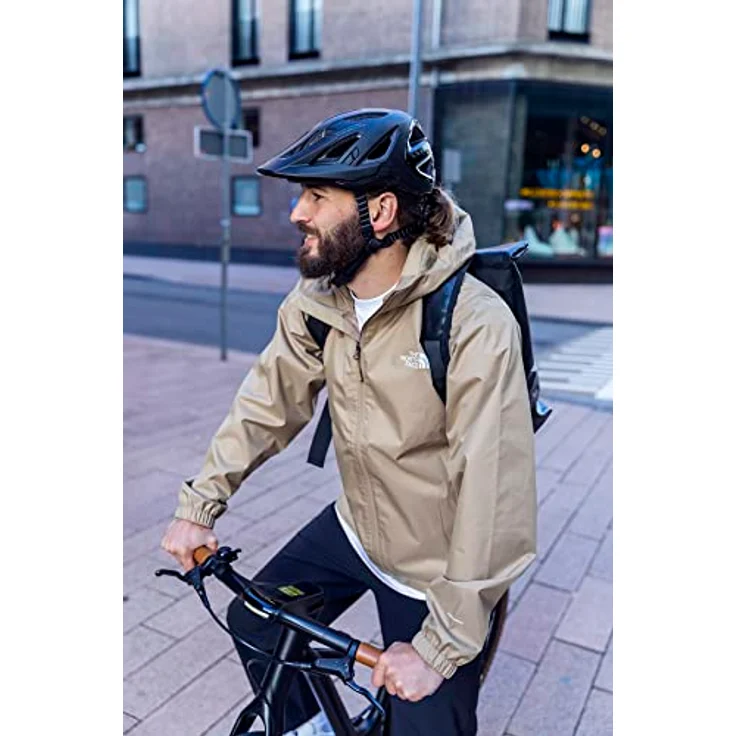 ABUS Urban-I 3.0 ACE, sportlicher Fahrradhelm mit LED-Rücklicht, verlängerter Schirm und Magnetverschluss, Schwarz, Größe L – Bild 2