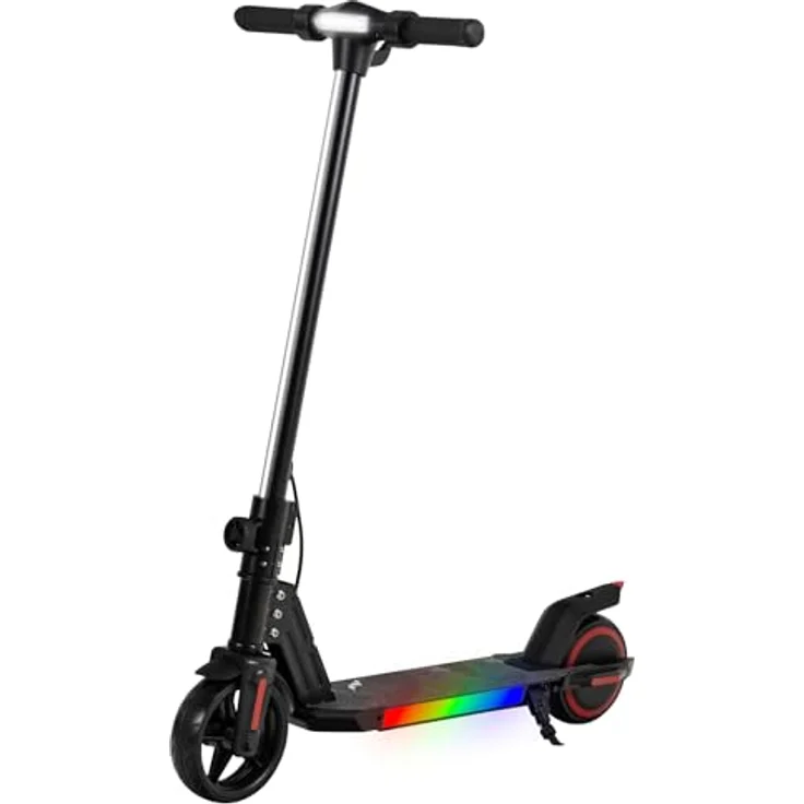 eFlux Kids K1 E Scooter, Elektroscooter für Kinder ab 6 Jahren, klappbar, LED-Beleuchtung, Geschwindigkeit bis 16 km/h, Reichweite bis 15 km, leicht mit 6,5 kg – Bild 1