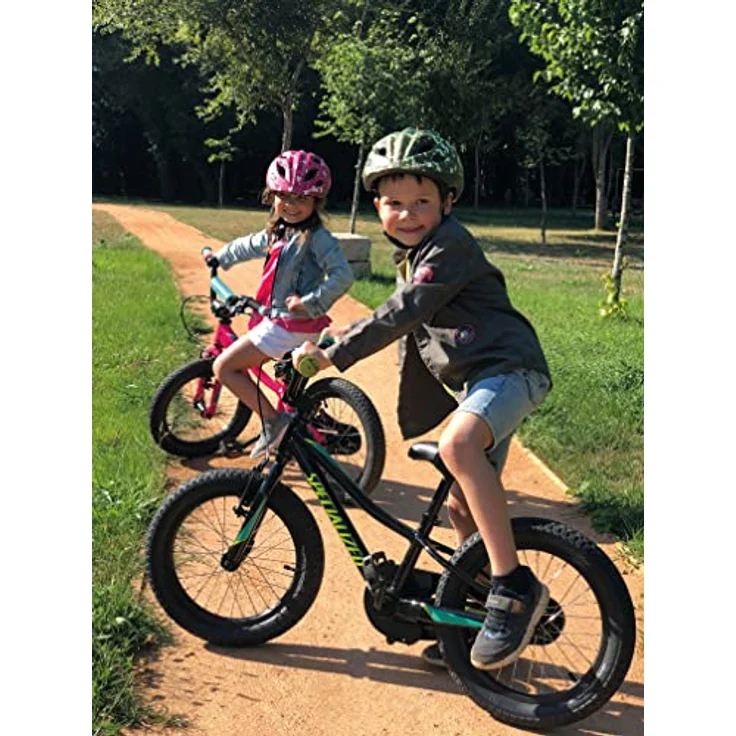 Polisport 8740900017 - S Junior Premium Love Helm, verstellbar Größe S (52-56 cm), CE-zertifiziert, mit LED und 10 Lufteinlässen, für Radfahren und Skateboarden, Farbe Love – Bild 4