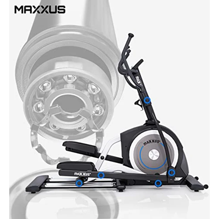 MAXXUS Crosstrainer CX 6.1 - Für Zuhause, LCD Display, Leise, mit Bluetooth, Magnetbremse, 12 Programmen, 29 Schwungmasse, bis 160 kg - Ellipsentrainer, Elliptischer Heimtrainer, Cardio Trainingsgerät - Preisvergleich – Bild 2