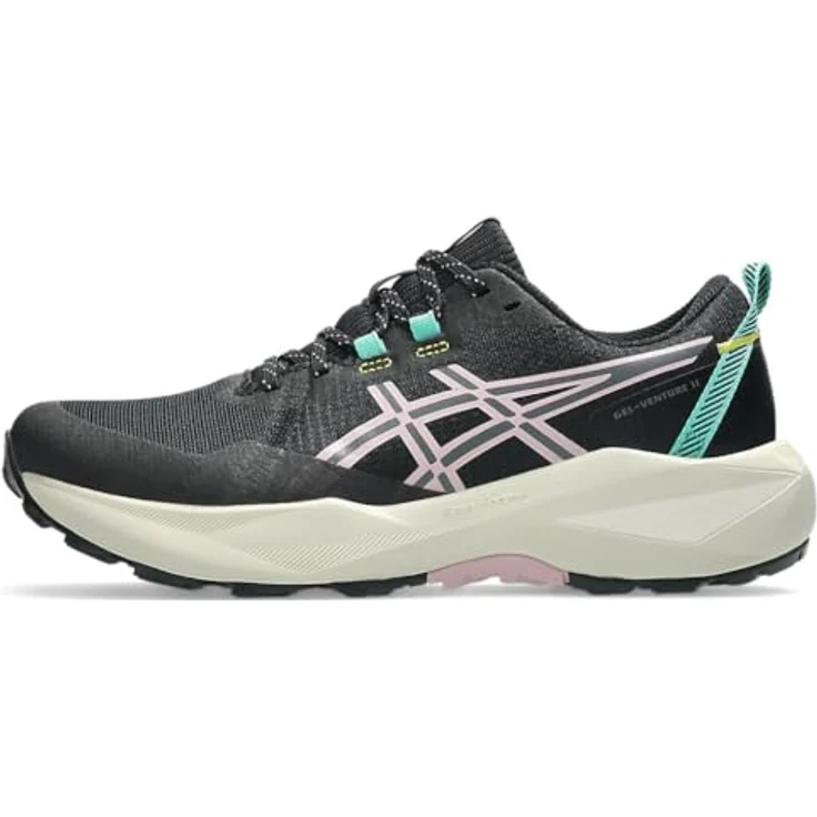 Asics Gel-Venture 11, Trailrunningschuhe mit GEL™-Technologie und stark profilierter Sohle, schwarz/morganite, Größe 10 – Bild 3