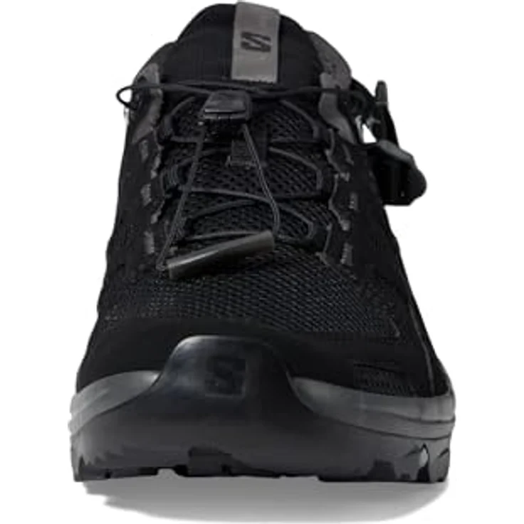 Salomon Techamphibian 5, Wanderschuh aus atmungsativem Mesh mit Quicklace-Schnürsystem, schwarz – Bild 8