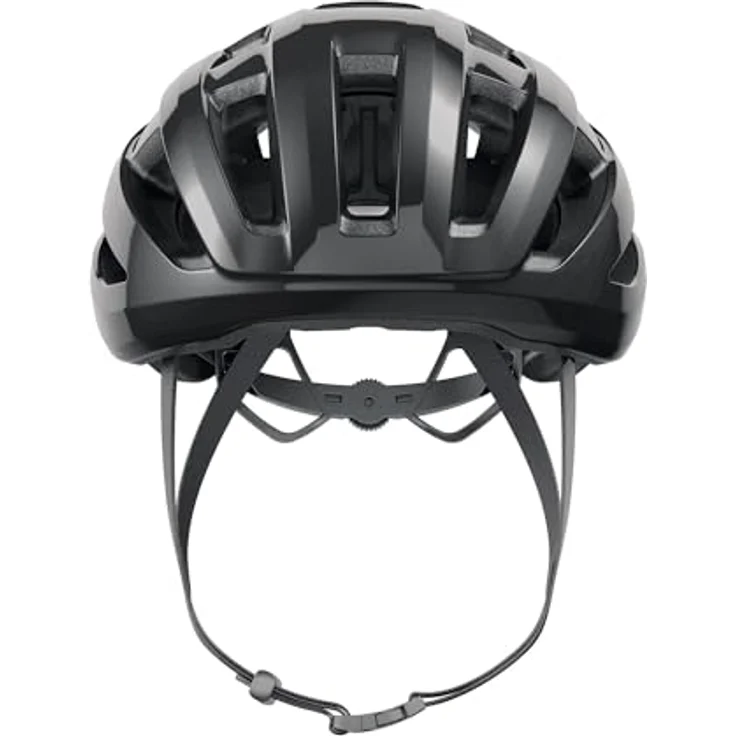 ABUS Rennradhelm PowerDome MIPS, leichter Fahrradhelm mit Belüftungssystem und Aufprallschutz, Schwarz Glänzend, Größe S – Bild 2