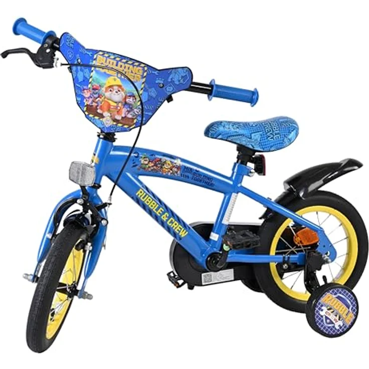 Volare Rubble Kinderfahrrad, 12 Zoll, 1 Gang, ohne Schaltung, mit Handbremsen und abnehmbaren Stützrädern – Bild 15