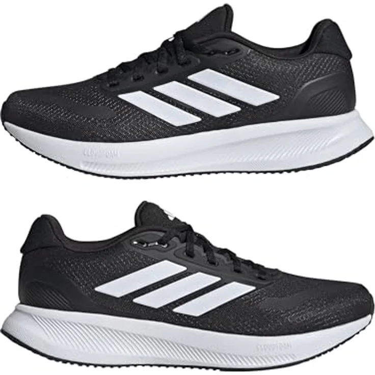 Adidas Runfalcon 5 Laufschuh, vielseitiger Alltagsschuh in Schwarz – Bild 7