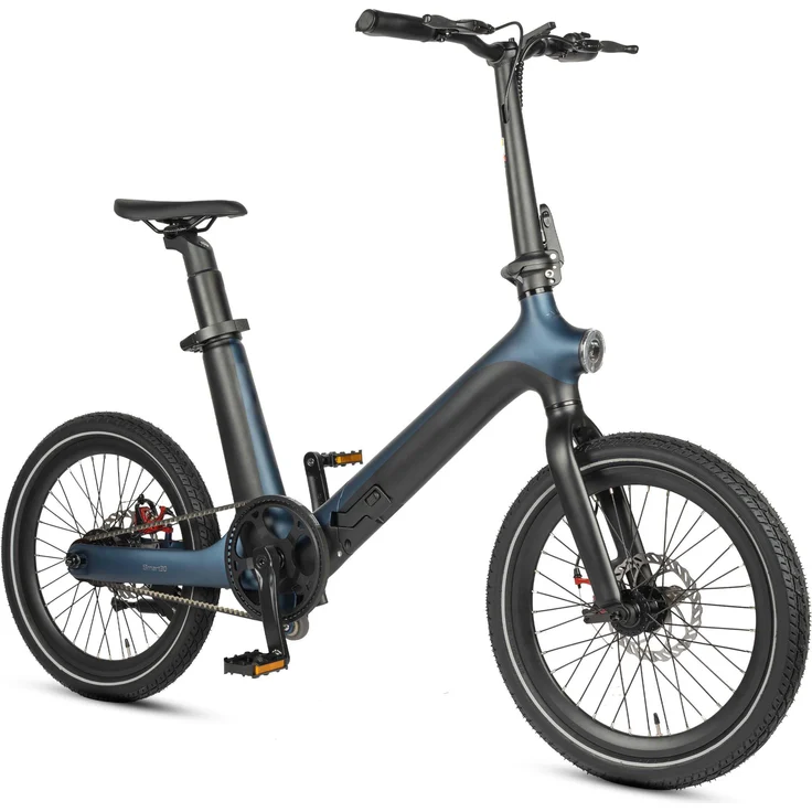 VANKEL Smart 30 E-Bike Cityrad, 36V Pedelec mit 250W Heckmotor, 70 km Reichweite, 345 Wh, faltbar, 21 kg