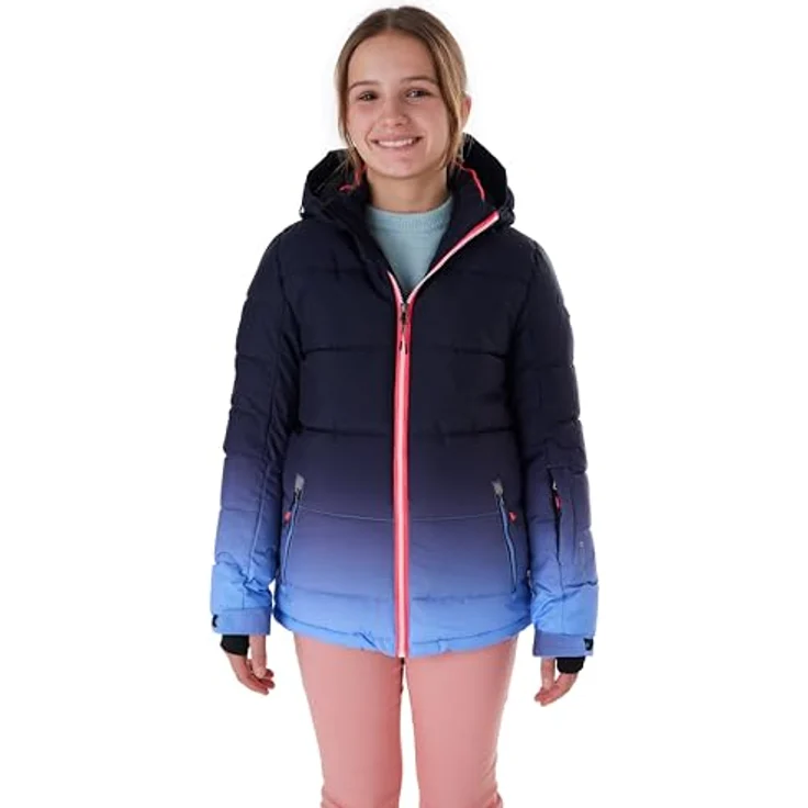 Killtec KSW 330 GRLS Ski QLTD Jacke, wasserabweisend und atmungsaktiv, lavendel, Größe 140 – Bild 1