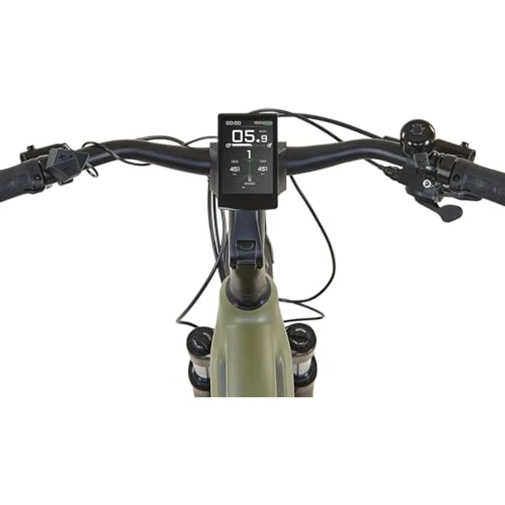 Prophete ENTDECKER 4.0 E-Bike, 28" Mittelmotor 250 W/100 Nm, 9-Gang Kettenschaltung, TFT-Display, 48 V Akku, Schwarz/Anthrazit – Bild 3