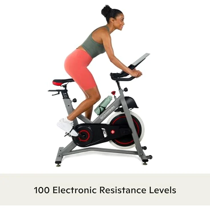 Schwinn Fitness IC3.5 Indoor Cycle, 100 elektronische Widerstandsstufen, magnetischer Antrieb, Bluetooth FTMS, leiser Betrieb, ergonomische Anpassung, ohne Abo-Zwang – Bild 5