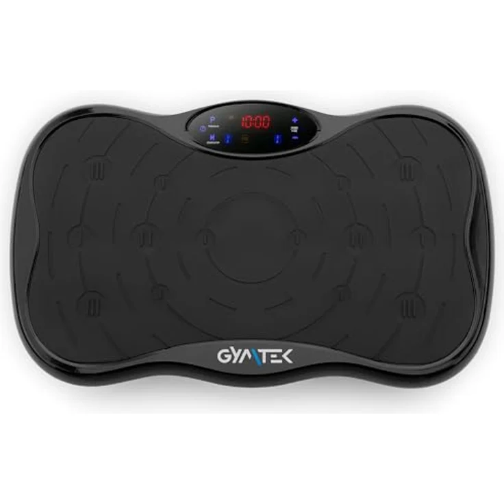 Gymtek Vibrationsplatte - Rüttelplatte Sport für Zuhause mit 99 Geschwindigkeitsstufen, 5 Trainingsprogrammen und Touchscreen - Ideal für Gewichtsabnahme, Fettverbrennung und Muskelaufbau (Schwarz) – Bild 3