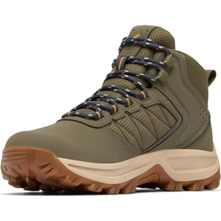 Columbia Women's Transverse Hike Waterproof Boot, Wasserdichte, atmungsaktive Wanderstiefel in stone green/raw honey, Größe 7 – Bild 2