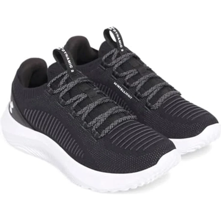 Under Armour UA Dynamic 2, Herren Laufschuhe mit reaktionsfreudiger Dämpfung und stabiler Basis, Schwarz, Größe 44 – Bild 2
