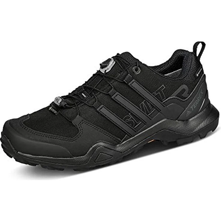adidas Terrex Swift R2 GTX, Herren Wanderschuhe mit GORE-TEX-Membran, Schnellschnürsystem, Schwarz (Größe 40 2/3) – Bild 1
