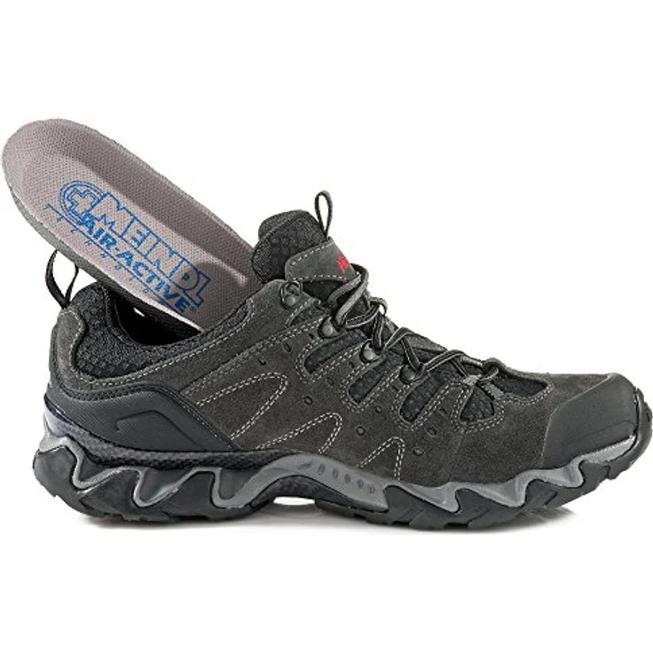 Meindl Portland GTX, Wanderschuh mit wasserdichter GORE-TEX®-Membran und robuster Vibram®-Sohle, grau – Bild 5