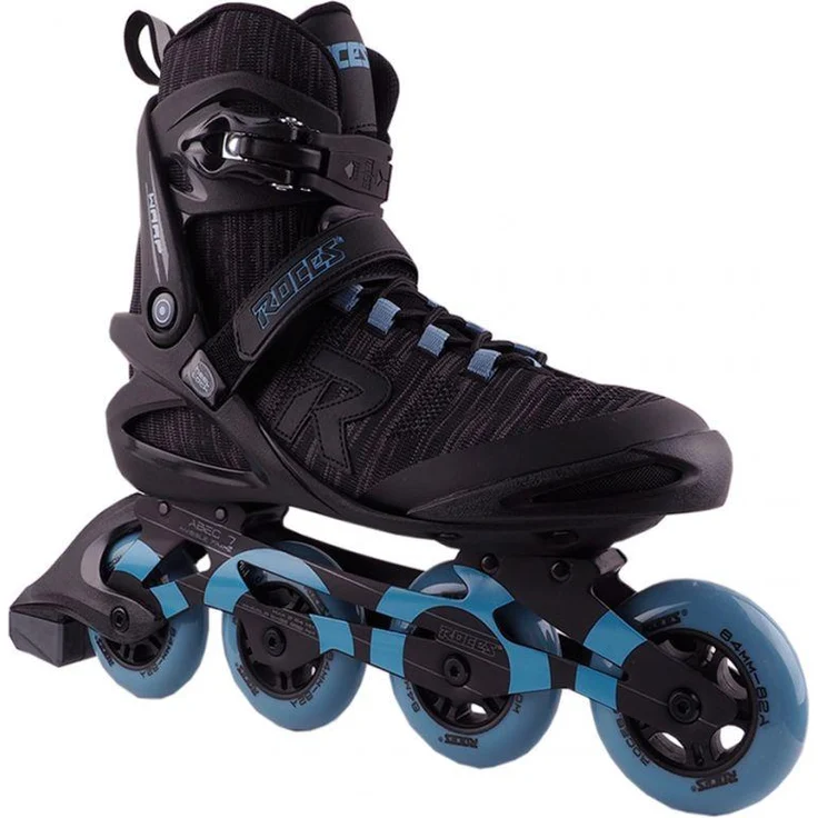 Roces Kettfaden Tif Rollerblades, Inlineskates mit Easy Entry System, anatomischer Polsterung und ABEC 7 Lagern, Blau