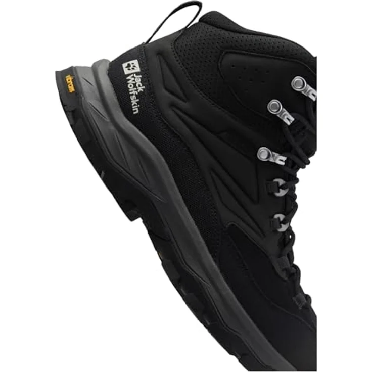 Jack Wolfskin Cyrox Texaporeid, Herren Wanderschuhe, wasserdicht und atmungsaktiv, Schwarz, Größe 41 – Bild 5