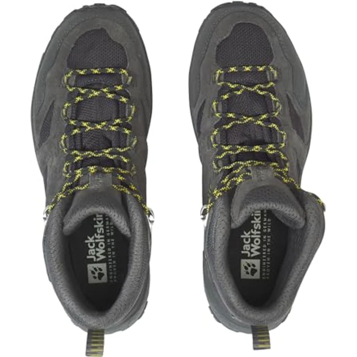Jack Wolfskin Vojo Tour Texapore Mid M, Herren Wanderschuhe, wasserdicht, Grau, Größe 42 – Bild 3