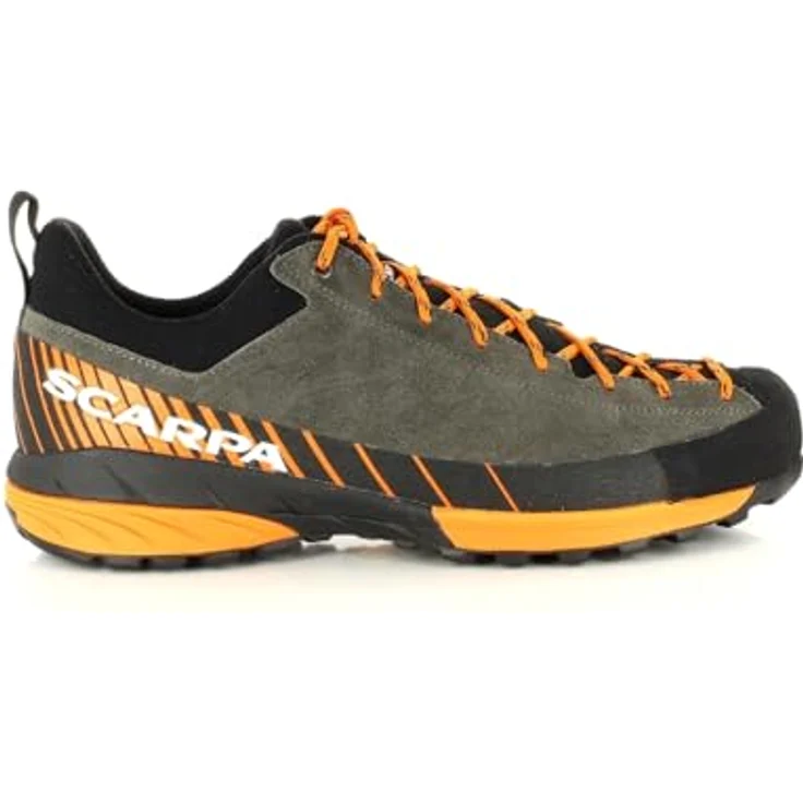 Scarpa MESCALITO, Approachschuh aus wasserabweisendem Veloursleder mit Vibram Litebase und Megagrip Sohle, Titan, 400 g – Bild 2
