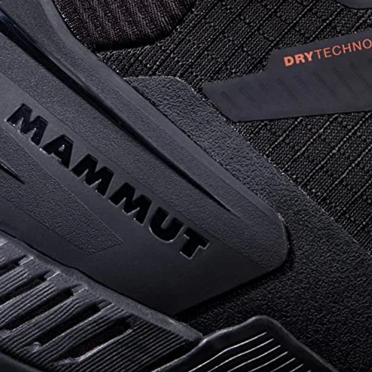 Mammut Blackfin III Mid DT Women, Wanderschuhe mit Vibram-Profilsohle, wasserdicht und atmungsaktiv, Schwarz, Größe 38 2/3 – Bild 5