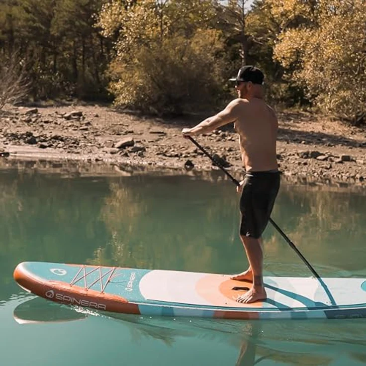 Spinera Supventure SUP Sunrise 12.0, Allround Stand Up Paddle Board mit Double Layer Technologie, 366x84x15cm, inkl. Premium Zubehör – Bild 3