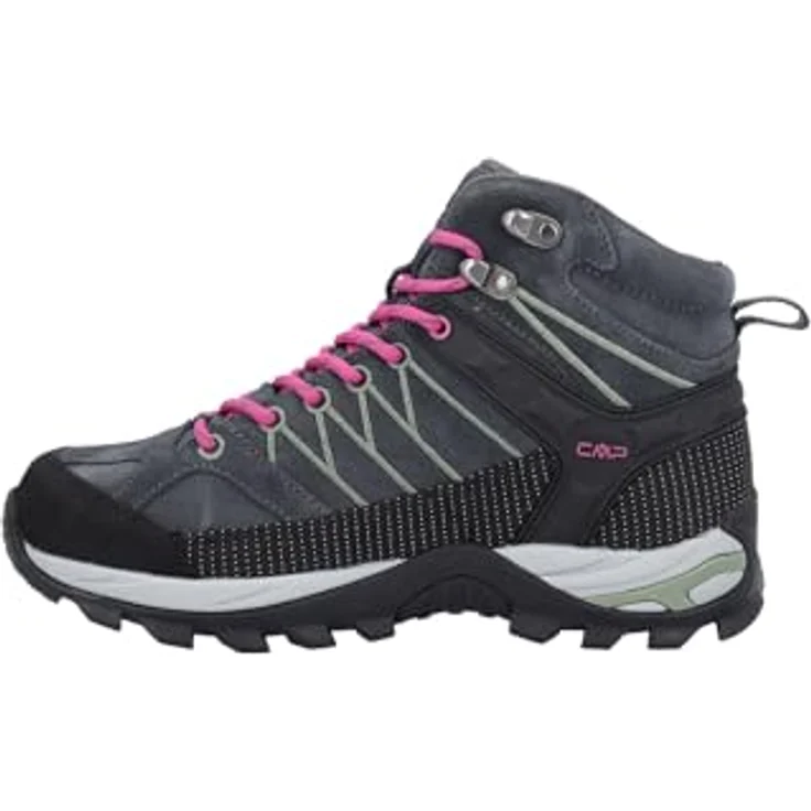 CMP Rigel MID 3Q12946 Damen Trekking Schuhe, wasserfest mit FullOn GRIP Sohle, Leder-Obermaterial, schwarz – Bild 3