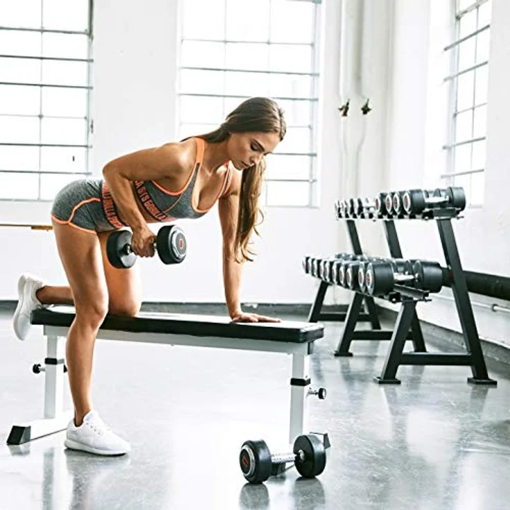 GORILLA SPORTS® Kurzhanteln - Einzeln / 2er Set, Gewichte von 2,5 bis 50 kg, rutschfest, gummiert, aus Gusseisen - Dumbbells, in 20 Varianten, schwarz – Bild 5