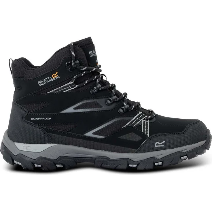 Regatta Holcombe III, Wanderstiefel für Männer, wasserdicht mit ISOTEX-Membran, schwarz, EU 44