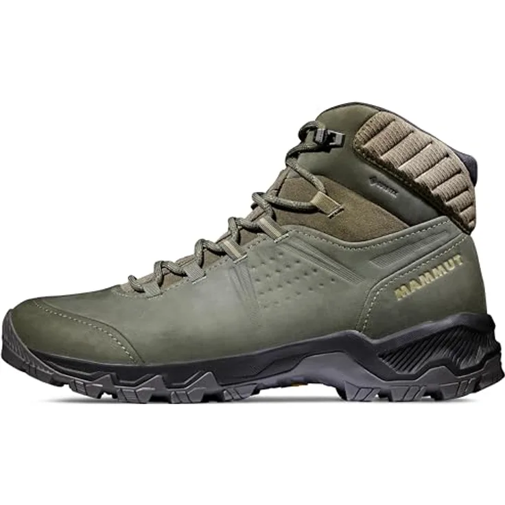 Mammut Mercury IV Mid GTX, Wanderschuh aus Nubukleder mit wasserdichter GORE-TEX Membran, iguanabraun