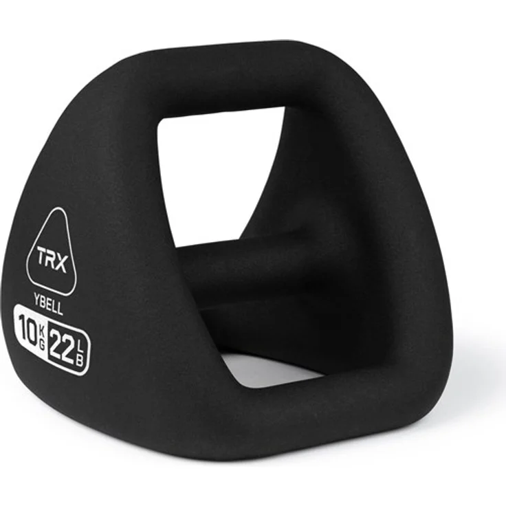 TRX YBell Neo 10 kg (L), Multi-Funktionales Fitnessgerät mit rutschfester Neopren-Beschichtung, Schwarz – Bild 3