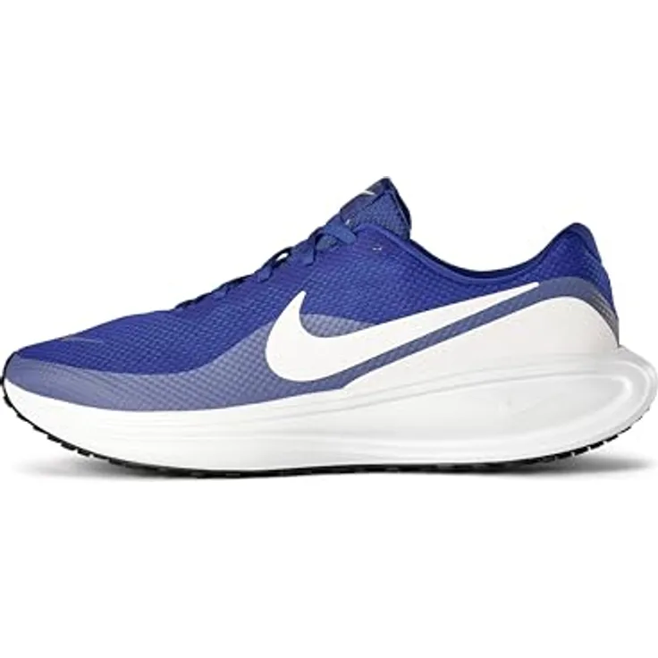 Nike Revolution 8 Herren Laufschuhe, Atmungsaktive Turnschuhe mit Schaumstoff-Mittelsohle und Gummi-Außensohle, Blau