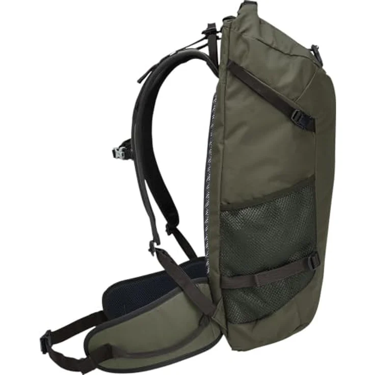 Jack Wolfskin Velocity Lite Wanderrucksack, 55 cm, oliv, 100% Polyester – Bild 5