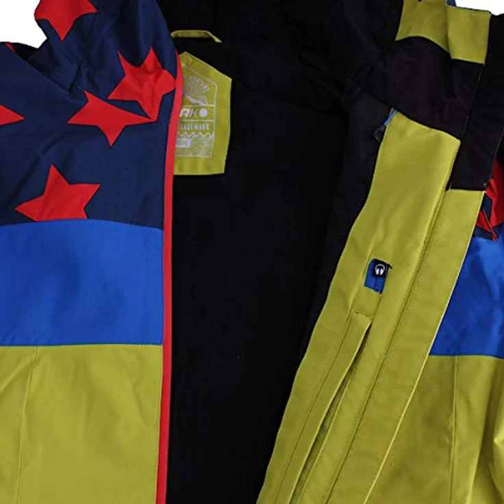 Icepeak Centertown Herren Skijacke, wasserdicht und atmungsaktiv, Farbe grün-blau, Größe 48 – Bild 5