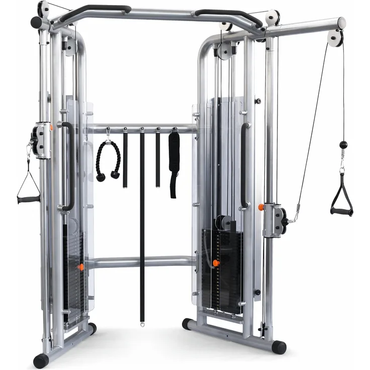 Sport-Thieme Kraftstation "MED", Silber, Professionelle Dualstation für umfassendes Oberkörpertraining