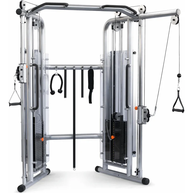 Sport-Thieme Kraftstation "MED", Silber, Professionelle Dualstation für umfassendes Oberkörpertraining