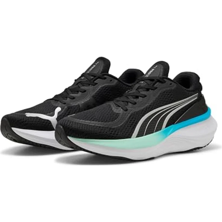 Puma Scend Pro 2 Unisex Laufschuhe, PROFOAM Dämpfung, Mesh-Obermaterial, Schwarz, Größe 46 – Bild 6