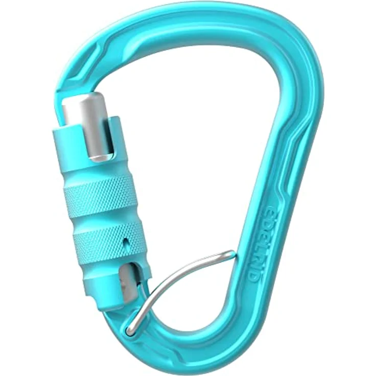 EDELRID HMS Strike Triple FG Karabiner, Icemint, mit Keylock-Verschluss und H-Profil Konstruktion, Bruchlast 23/7/6 kN – Bild 2