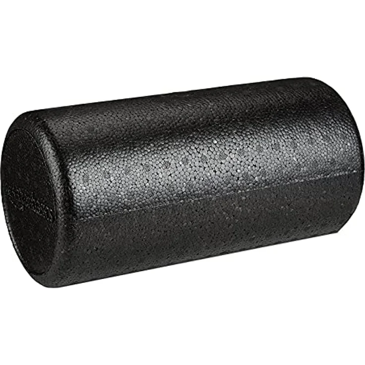 Amazon Basics Hochdichte Schaumstoffrolle, rund - 30 cm, schwarz, ideal für Balance- und Krafttraining, leicht zu reinigen und zu transportieren – Bild 1