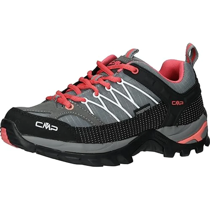 CMP Campagnolo Damen Wanderschuhe, Trekkinghalbschuhe mit wasserabweisendem Obermaterial, grau, Größe 36 – Bild 1