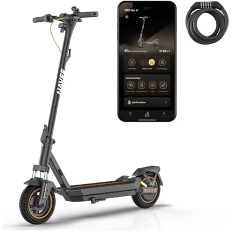 NAVEE GT3 Pro E-Scooter ABE Zertifiziert 60 km Reichweite | Vierfach-Federung – Bild 9