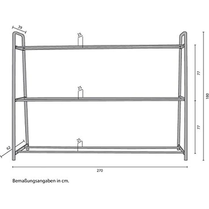 Sport-Tec Ballregal Exklusiv Basismodul/Standregal für Bälle und Matten/Stahlkonstruktion/HxBxT 180x270x62 cm/Turnhalle/Physiotherapie, Springseil, Gymnastikball, Gymnastikmatte – Bild 4