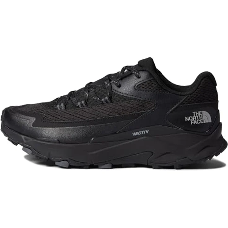 The North Face M VECTIV TARAVAL, Herren Wanderschuh mit niedrigem Schaft und profilierter Gummi-Sohle, schwarz – Bild 4