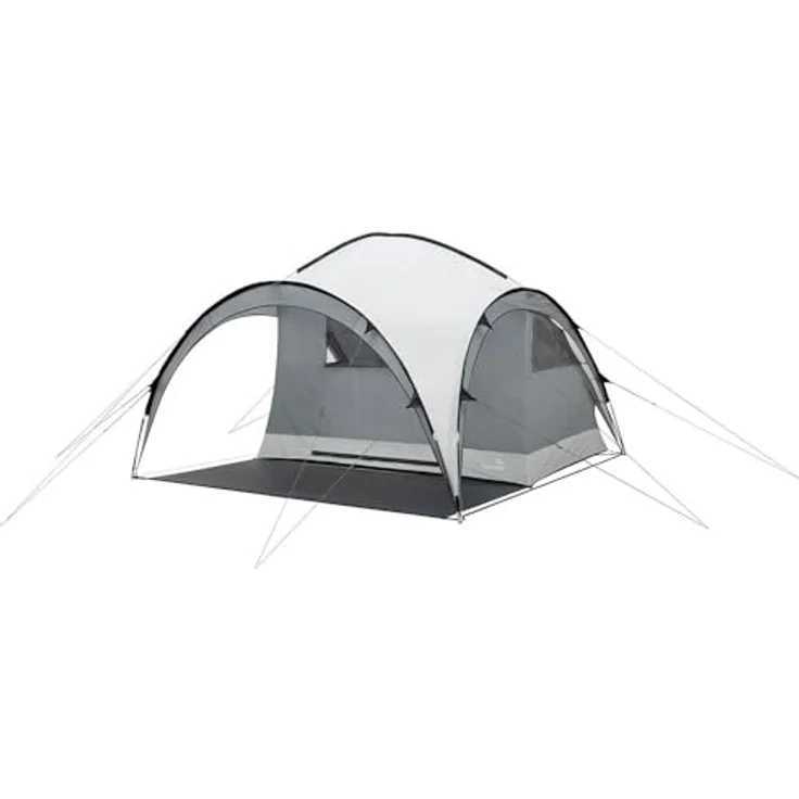 Easy Camp Kuppelzelt für 6 Personen, leicht und vielseitig, 12 kg, mit überdachtem Wohnbereich und Schlafraum, Packmaß 66 x 22 cm – Bild 2