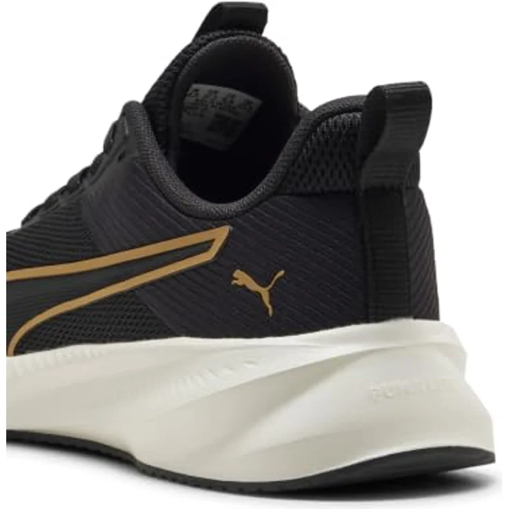 Puma Unisex Flyer Lite 4 Straßen-Laufschuh, atmungsaktiv, Schwarz-Matt-Gold-Vapor Gray, 39 EU – Bild 5