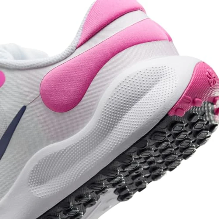 Nike REVOLUTION 7 Mädchen Halbschuh, Laufschuhe mit hohem Tragekomfort, Dämpfung, beige, Größe EUR 36 – Bild 8
