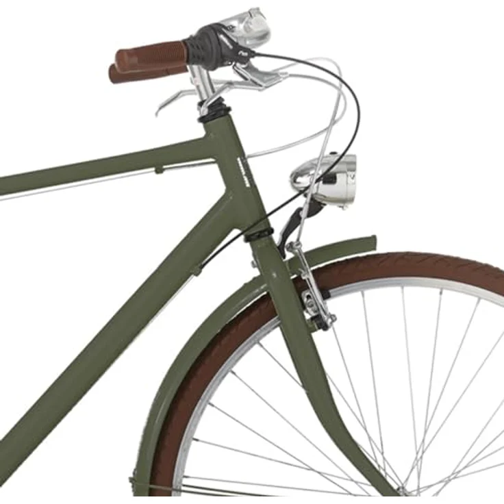 ALPINA Freetime Herrenfahrrad, Shimano TY300 7-Gang-Schaltung, militär-grün, 55 cm – Bild 2