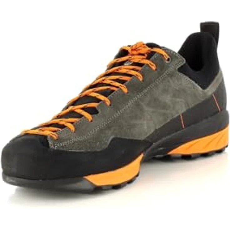 Scarpa MESCALITO, Approachschuh aus wasserabweisendem Veloursleder mit Vibram Litebase und Megagrip Sohle, Titan, 400 g – Bild 5